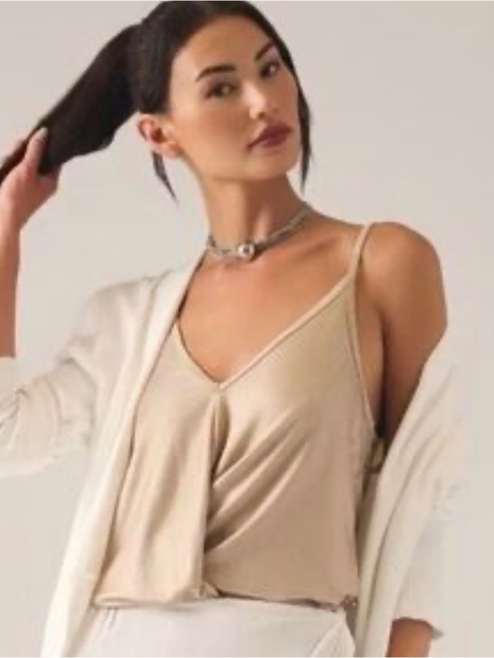 Anthropologie Porridge Shine Wrap Gold- NWT